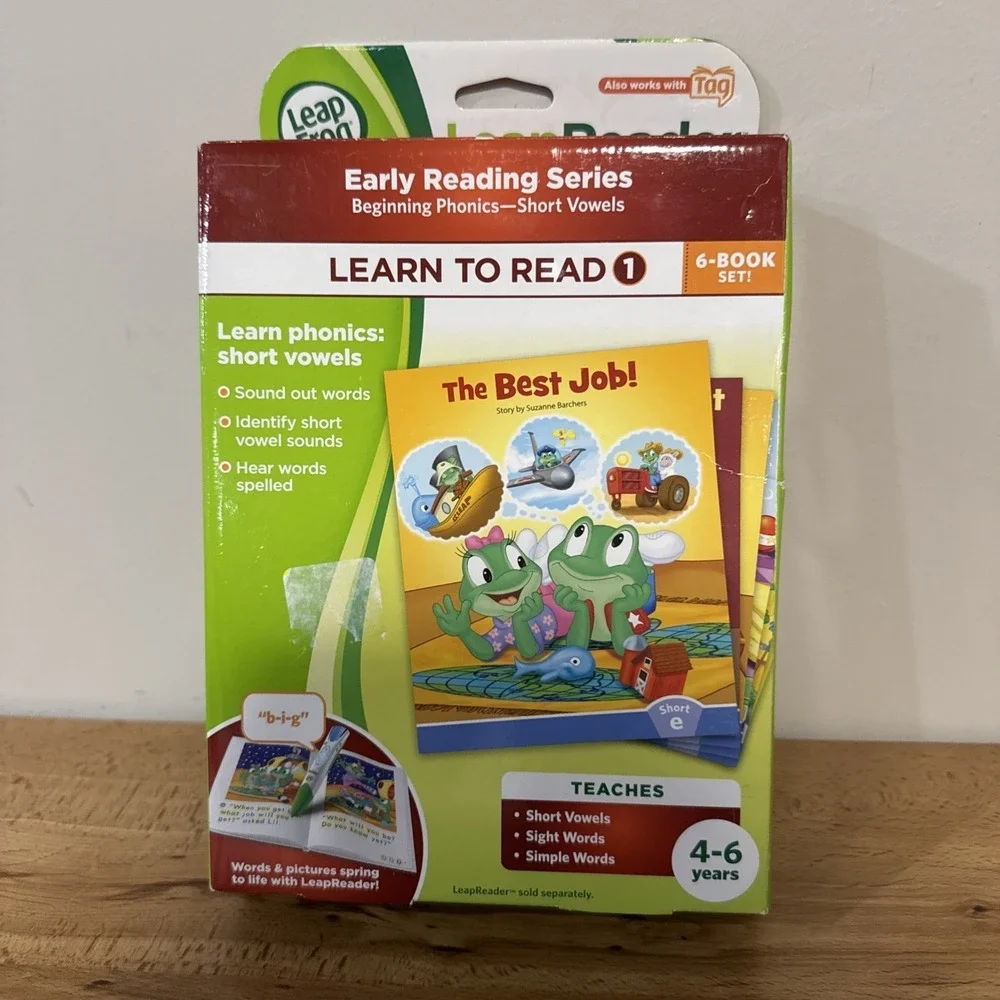 Leap Frog Leap Reader Learn To Read 1 Beginning Phonics Short Vowels